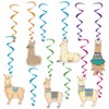 Llama Hanging Swirls (12 Pcs) - 1 Pack