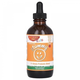 (바이오레이) Bioray, 어린이용, NDF Tummy, 라즈베리, 120ml(4fl 온즈 Bioray, Children's NDF Tummy, Raspberry, 120ml (4 fl oz)