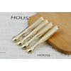 5.75" Mini Appetizer Tongs Set, Tiny Stainless Steel Small Tongs