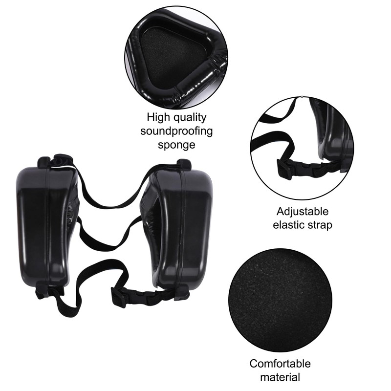 Ruiqas Dog Ear Noise Protection Muffs Dog Hearing Protection for