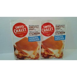 Swiss Chalet Low Sodium HOMESTYLE Gravy (2 Pack) 51g/1.8oz Imported from Canada