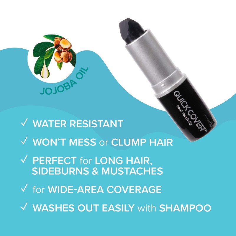 KISS Quick Cover Gray Hair Touch Up Stick (Black)