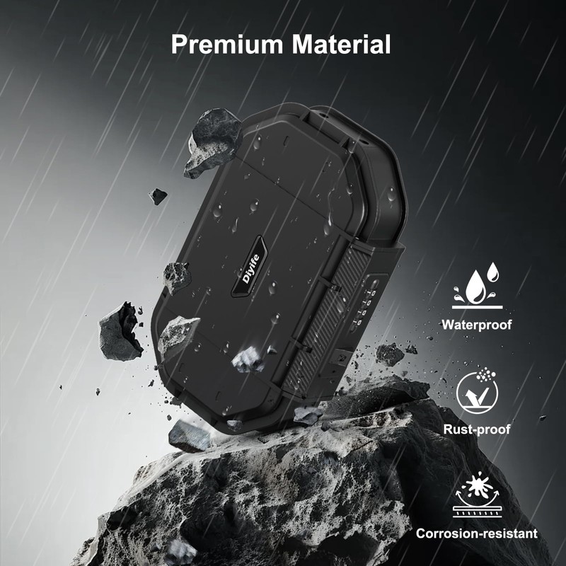 Diyife Portable Safe Box, [Waterproof] Travel Safe Lock Box with
