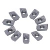 10 Pcs Carbide Turning Inserts Tin Plated CNC Milling Cutter