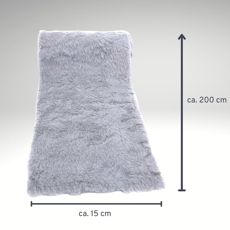 Marzoon Fluffy Fur Ribbon 15 x 200 cm - Soft