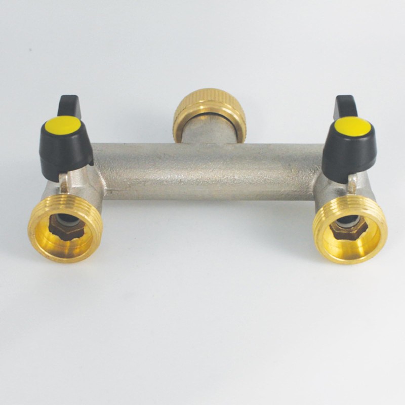 2-Way Tap Water Distributor Water Connection Distributor Water 3/4 Inch