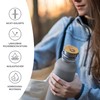 Bambaw Drinking Bottle 1 Litre Stainless Steel, Non-Insulated Drinking Bottle,