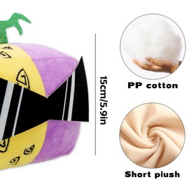 POPOYU Blox Fruits Plushies,Blox Fruits Soft Stuffed Animal Pillow,Blox Fruits Plush Box Toy,Cute Animal Soft Stuffed Blox Fruit Figure Soul Plush Doll Toys for Kids Birthday Gifts Bedroom Decoration