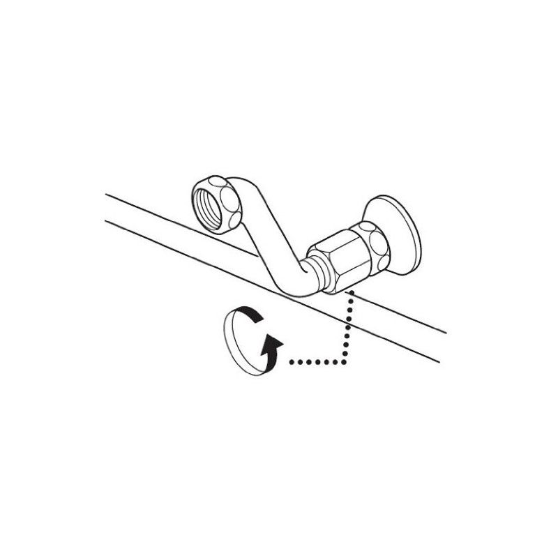 SANEI T82-1-13 Plumbing Parts, Eccentric Pipe Adapter, Approx. 1.2 inches