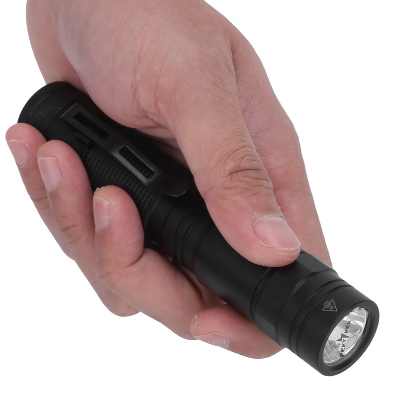 LED Flashlight Built in 1800mAh Lithium Battery IPX6 Waterproof Torch