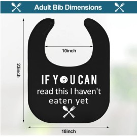 Eurzom 6 Pcs Funny Adult Bibs for about 23.6 x 18.1 inches, As Shown in Pictures