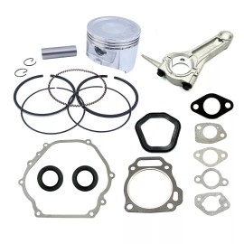 For Honda REBUILD KIT FOR HONDA GX390 13HP PISTON RING CONNECTING ROD SEAL GASKETS ENGINE