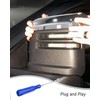 HUQUZN Top & Side Clip-On Front Door Mirror Housing Covers