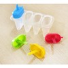 Ice Cream Popsicle Moulds, Reusable Plastic Ice Lolly Moulds with