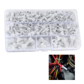 Crimp Terminals with Insulated Covering, 250 Piece Set, CE Type, Terminal Industry, Crimp Terminal Cap, Replacement, Wiring Construction, Household Wiring