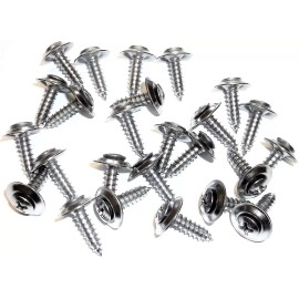 SFS Mopar Interior Trim Screws- #10 x 3/4" Long Countersunk Washer- 25 screws- #248