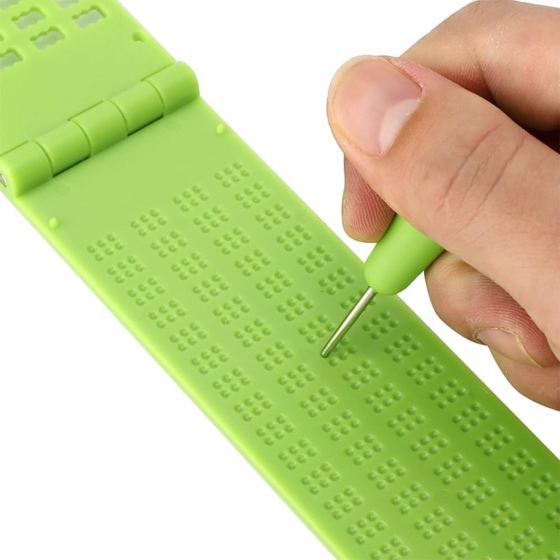 4 Columns 28 Grid Braille Board Braille Fingerboard Book Braille