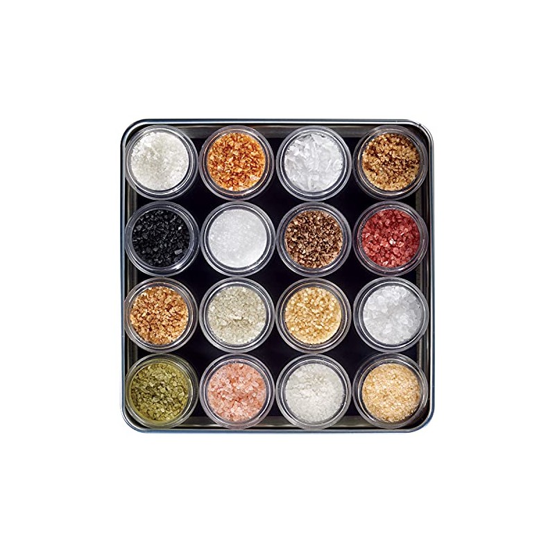 World Gourmet Sea Salt Sampler in Embossed Tin