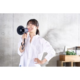 Handy Megaphone Loudspeaker, 10W, Matte Black AX-10WB E&K