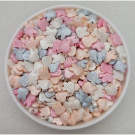 Pearl Bunnies Thick Candy Quins Cupcake Confetti Easter Sprinkles 4oz