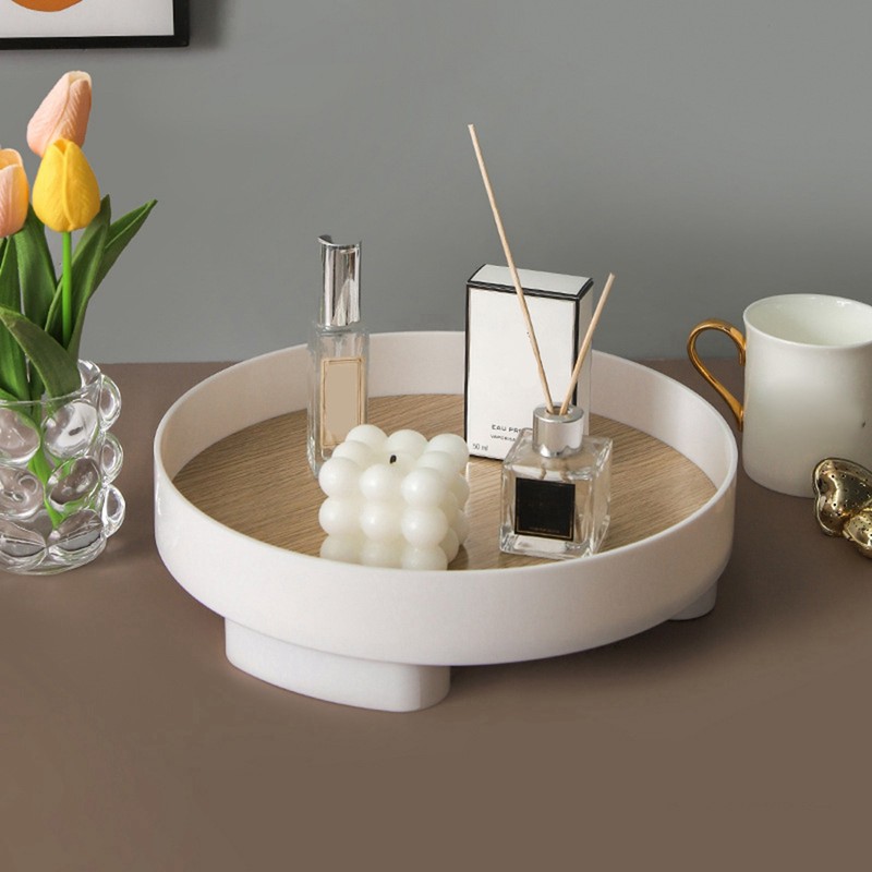 Desktop Storage Tray Nordic Style Advanced Texture Elegant Fashionable Cosmetic
