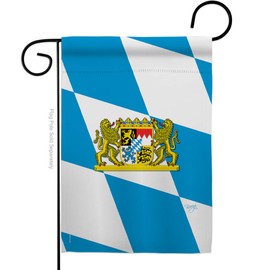 Nationality Bavaria Garden Flag Regional Nation International World Country Particular Area Small Decorative Gift Yard House Banner Double-Sided Made in USA 13 X 18.5