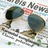 KANASTAL Sunglasses for Women Men Polarized Sunglasses Green Sunglasses Gold