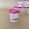 Tupperware Tupper Mini Midget Containers (Set of 6) #4789, Pink