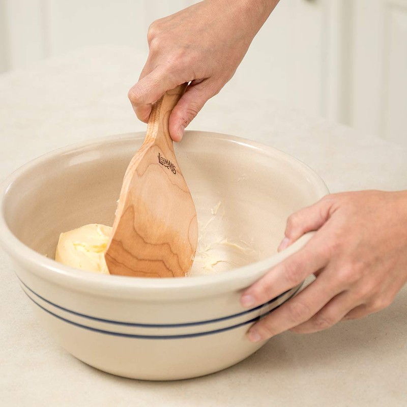 American Hard Maple Curved Butter Making Paddle Remove Buttermilk 9"
