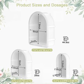KISREL Large Resin Molds, Arch Silicone Mold for Epoxy Resin, Large Mold for Flower Preservation, Deep Pour Molds for Furniture Decoration, DIY Wedding Bouquets Preservation, Valentine's Day Gifts