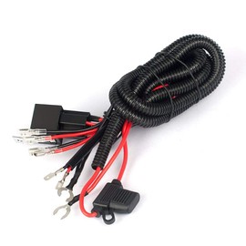 Somaer 12V Horn Wiring Harness Kit For Car Truck Grille Mount Blast Tone Horns(Horn Not Inclueded)