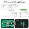 RV Thermostat, Briidea Cool/Heat RV LCD Screen Digital Thermostat, Compatible