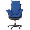 Collections Etc Extra Support Cozy Chair Cushion, Blue