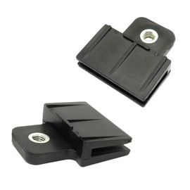 Opuweiy Window Door Glass Channel Clip, Glass Regulator Holder Sash Clip, Universal for Most Cars (Black, 2PCS)