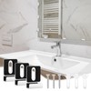 12 Pack Metal Mirror Holder Clips, Steel Heavy Duty Frameless