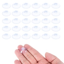simarro 30Pcs Small Suction Cup, Glass Suction Without Hooks Extra Strong Adhesive MiniSuction for Home Kitchen Bathroom Wall Door Glass Window Car Shade (2cm)