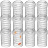 Lyellfe 12 Pack Gutter Strainer, 4 Inch Expandable Gutter Downspout
