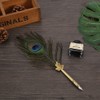 Vintage Retro Feather Dip Pen Stainless Steel Nibs Calligraphy Writing
