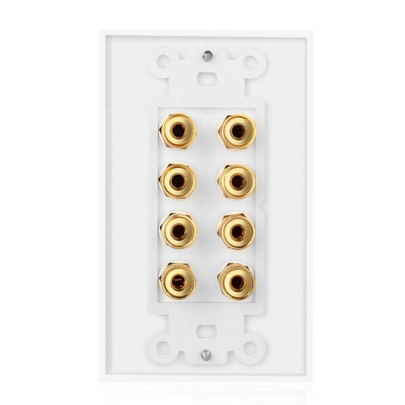 8 Posts Speaker Wall Plate Home Theater Wall Plate Audio