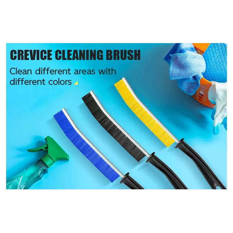 Crevice Cleaning Brush Gap Grout Hard Bristle Durable Stiff Tool