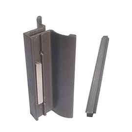 Gordon Glass Co. Oil Rubbed Bronze Frameless Shower Door Handle with Magnet and Stainless Steel Strike Plate - Set