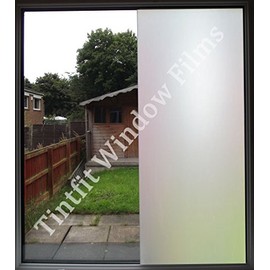 WHITE FROST FROM £4.79 - PRIVACY FROSTED WINDOW TINTING TINT FILM - 51cm x 5m