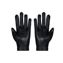 SiXsigma Sports Ladies winter warm touchscreen Gloves genuine soft leather lambskin fashion Outdoor Party Causal Driving (Black, Medium/Large)