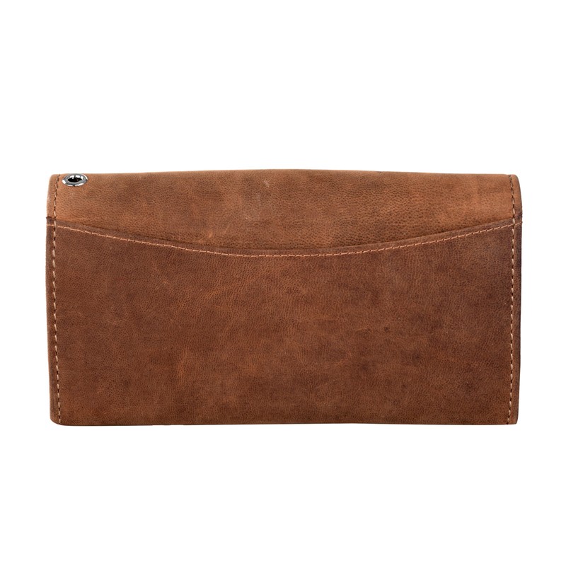 GERMANUS Toni Waiter's Wallet, Gastro Wallet, Real Leather, Wild Brown