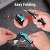 WORKPRO Folding Utility Knife with 10 Extra SK5 Blades, EDC