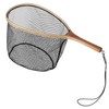 Fly Fishing Net, Soft Mesh Trout Net with Straight Handle,
