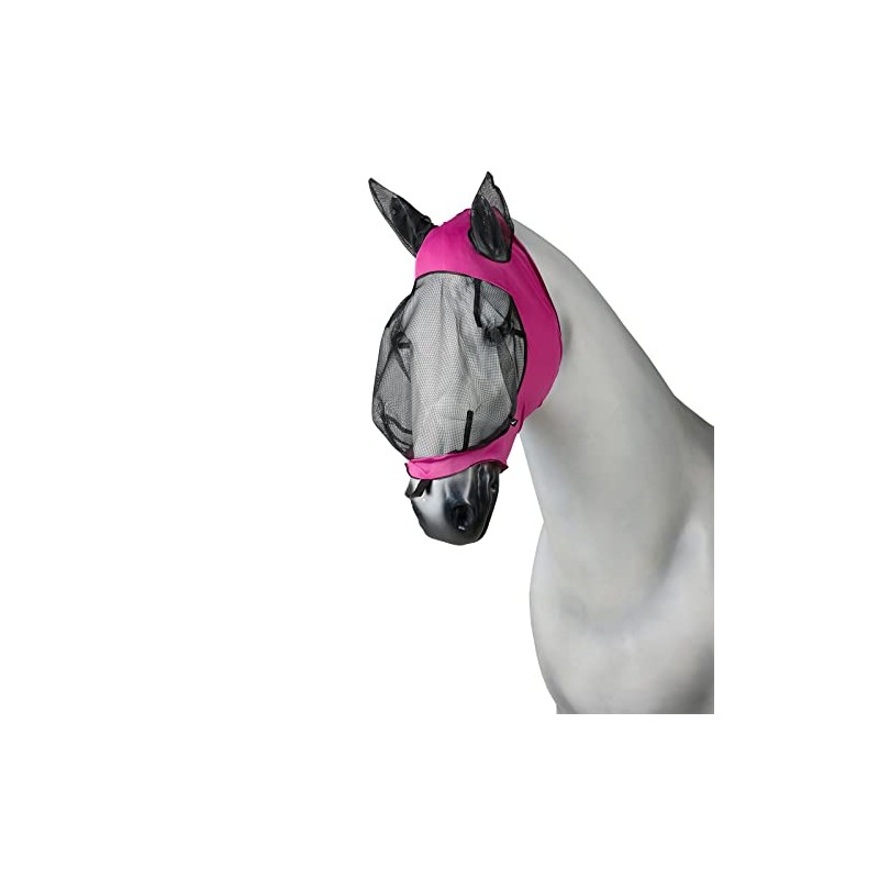 HORZE Soft Stretch Breathable Lycra Mesh Insect Fly Mask with