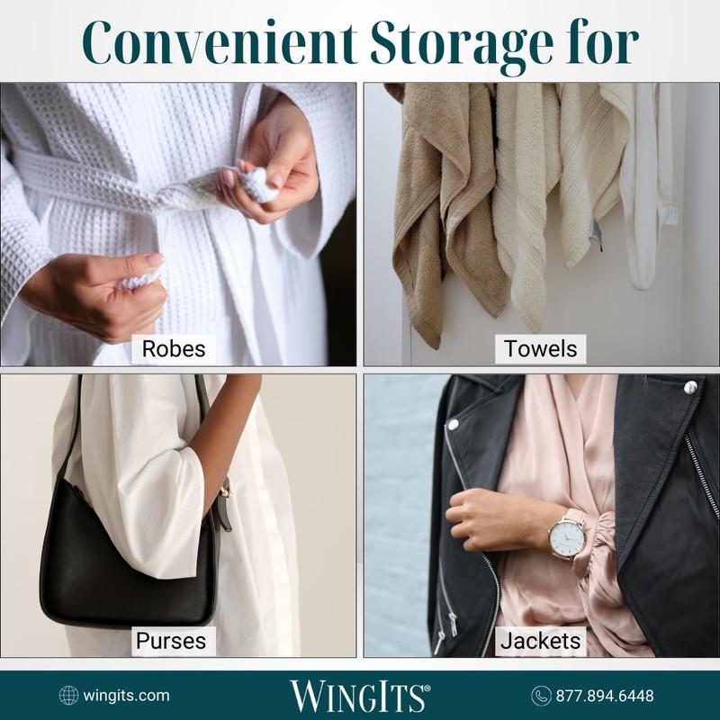 Modern Elegance Single Robe Hook