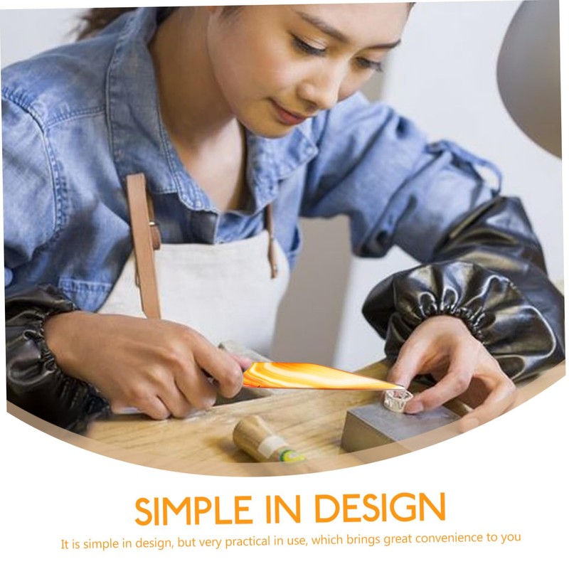 TEHAUX Burnisher for Jewelry 3pcs Set Smooth Polishing Tools for