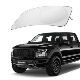 ARANA Truck Windshield Sun Shade丨2025 Upgrade UV Reflective Windshield Cover Sunshade丨Foldable Front Windscreen Sun Blocker Visor Universal Fit Big SUVs, Trucks, Vans丨Large 69"x35"